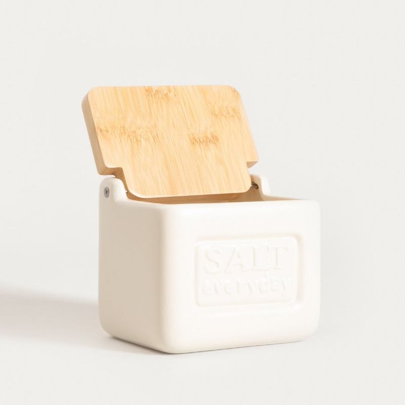 POSUDA ZA SOL PORCULANSKA 12X11 CM BIJELA