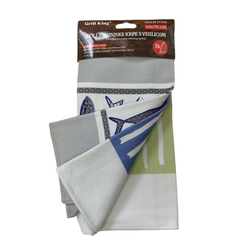 SET 3 KUHINJSKE KRPE 45/70