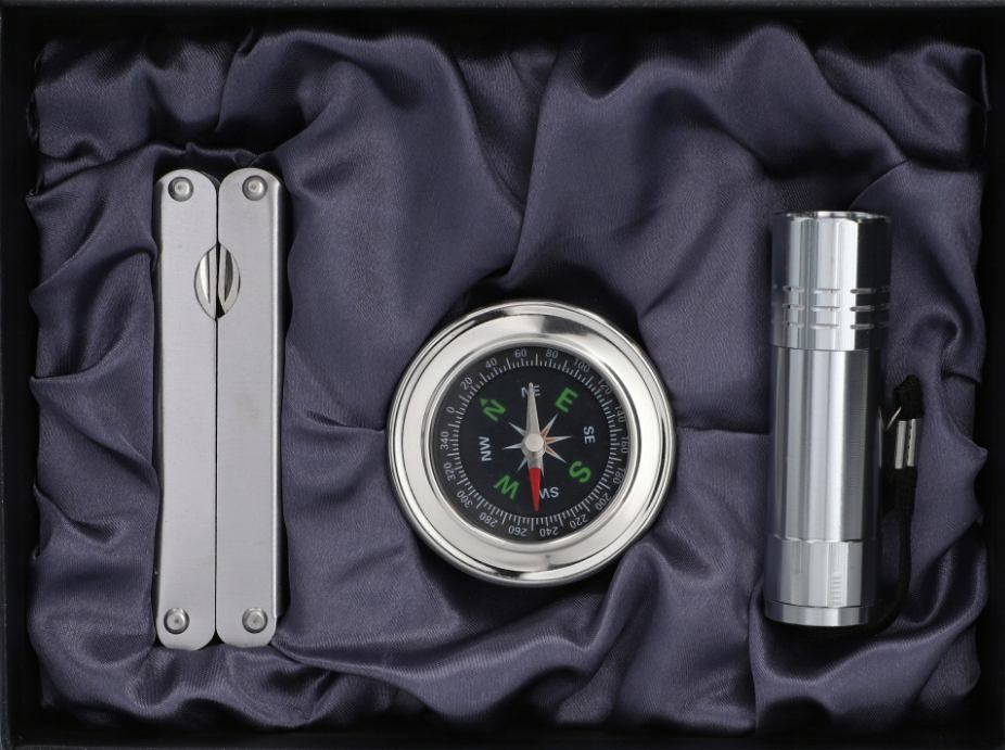 SET KOMPAS+SVJETILJKA+OTVARAČ