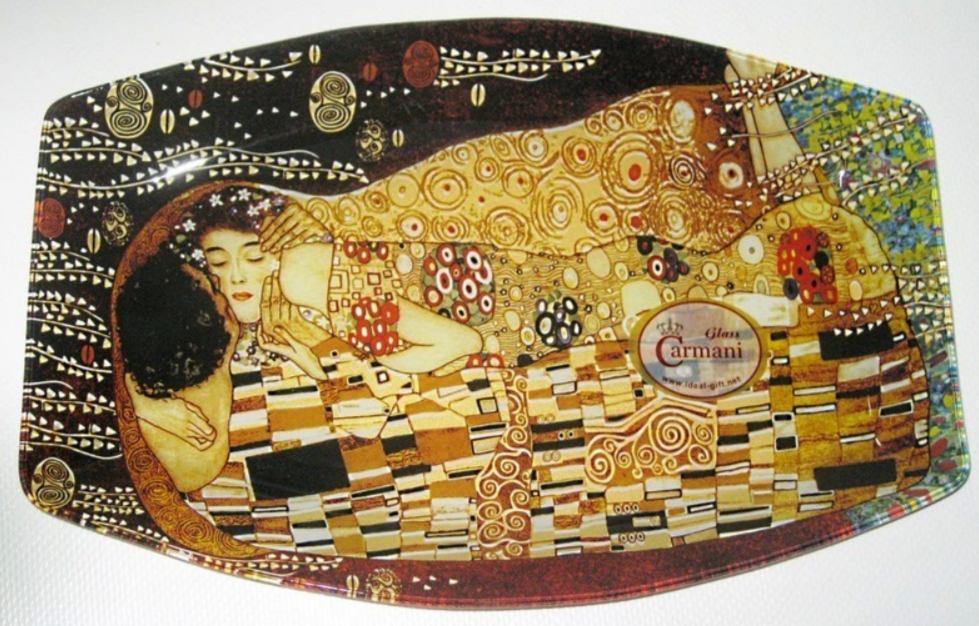 Klimt ukrasni tanjur / pladanj – H198‑8041