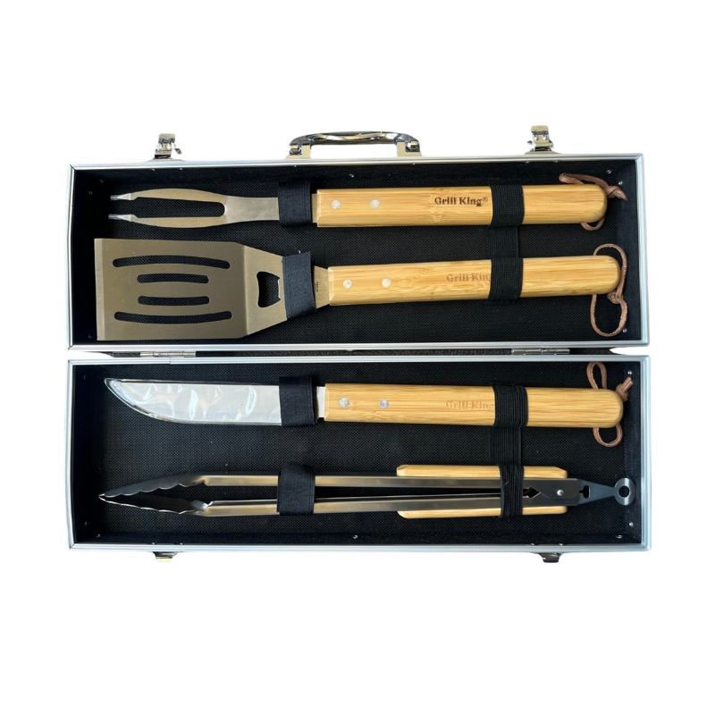 GRILL KING SET ZA ROŠTILJANJE U KUTIJI 4/1
