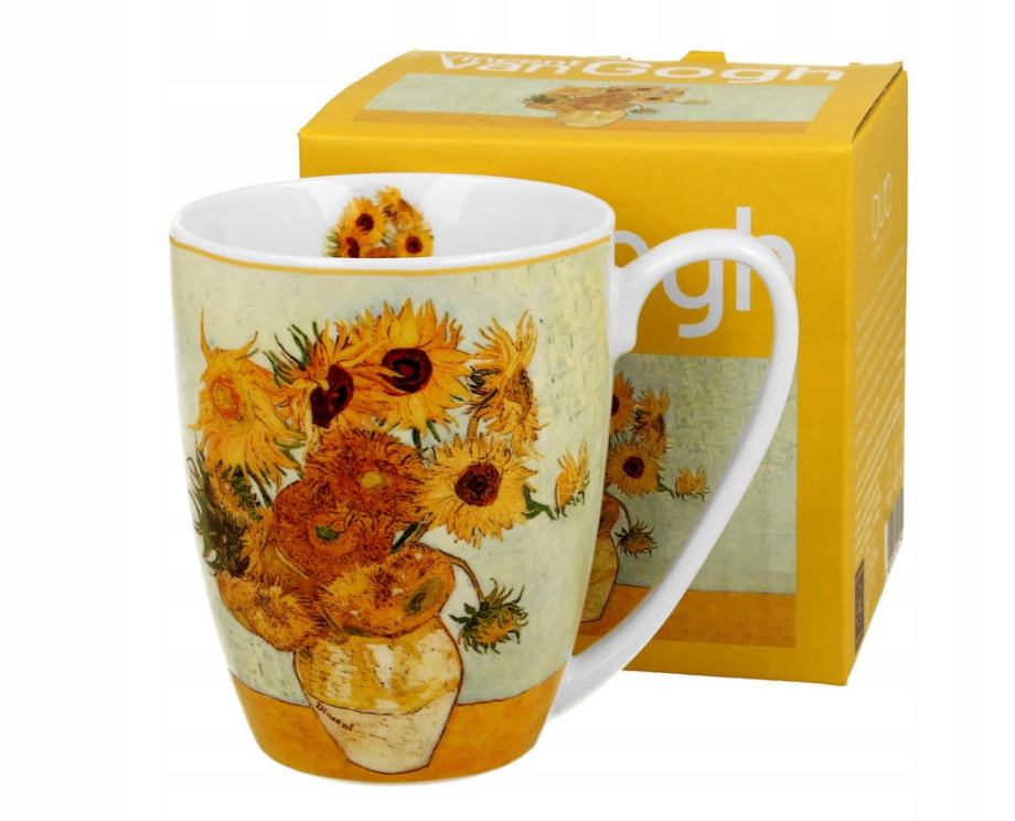 Porculanska šalica 350 ml u poklon kutiji – Suncokreti – Vincent van Gogh