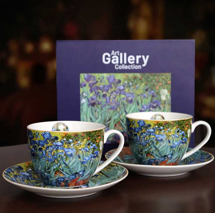 SET 2 ŠALICE IRIS  VAN GOGH