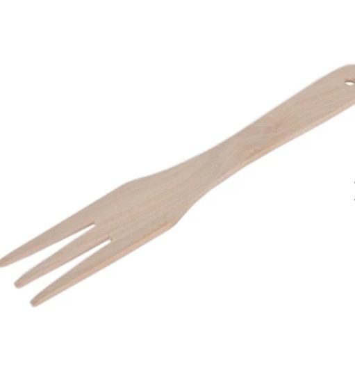 Drvena kuhinjska vilica 4,5 x 28 cm