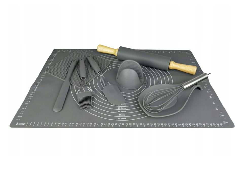 Silikonski set slastičarskih pomagala  - 9 KOM