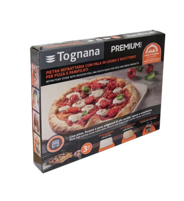 Kamena ploča za pizzu s lopaticom – Tognana