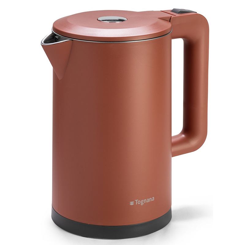 Kuhalo za vodu Tognana Iridea 1,7 L – 2200 W, crveno, plastika/inox