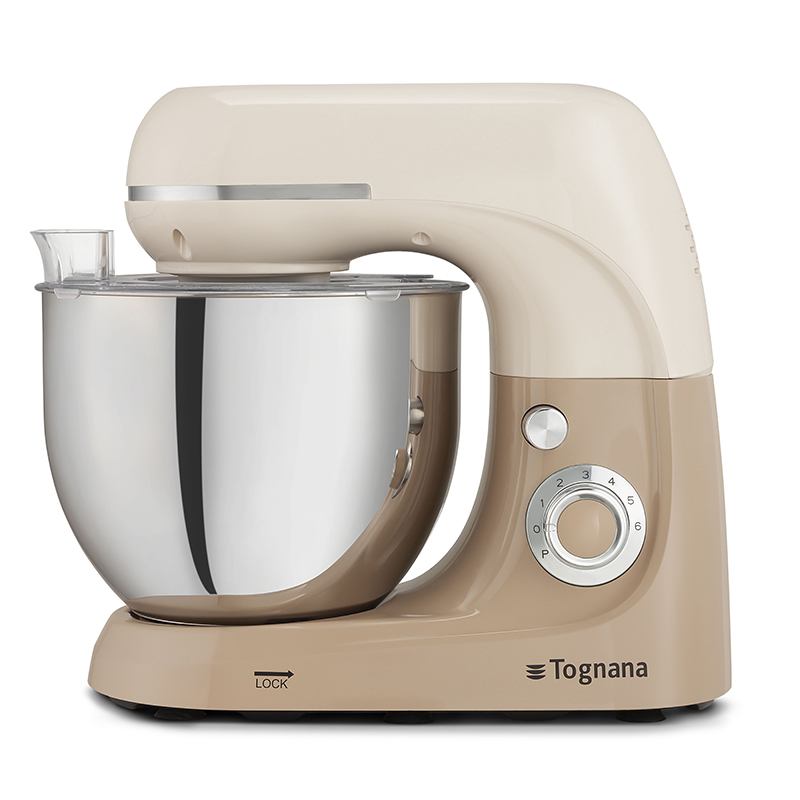 Tognana Iridea robot mikser 5,3 L – Champagne, 6 brzina + Pulse, aluminij/inox