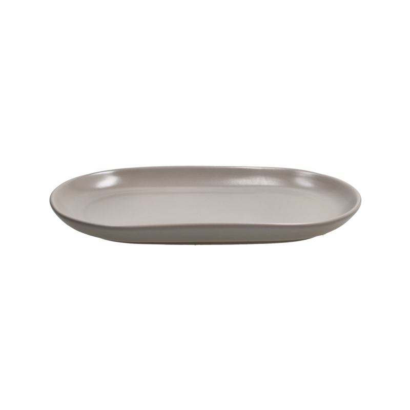 Ovalni tanjur 24x13 cm tortora