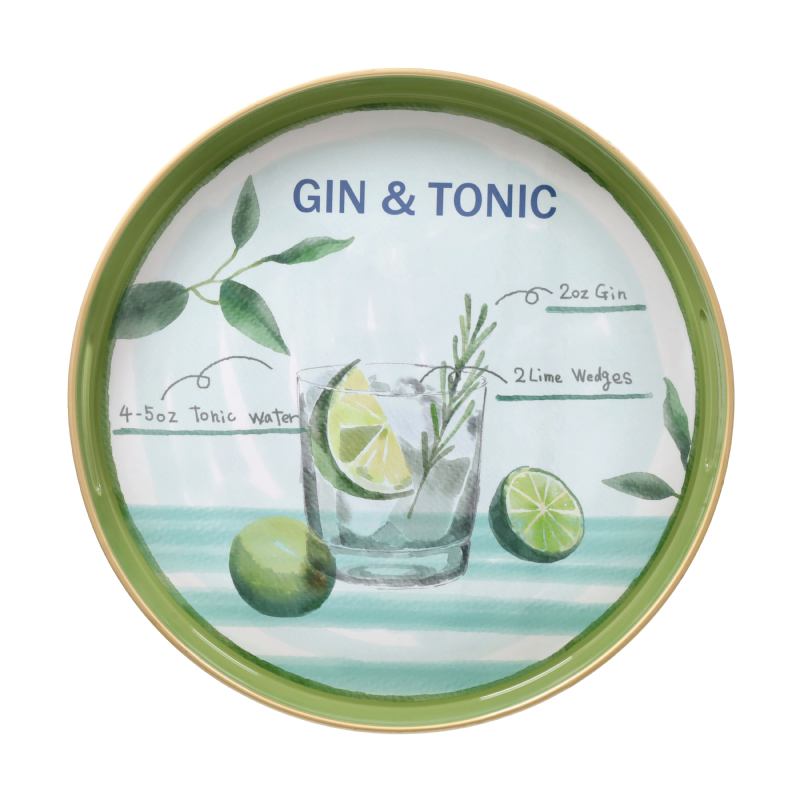 Pladanj okrugli 38 cm Gin & Tonic Summer Time