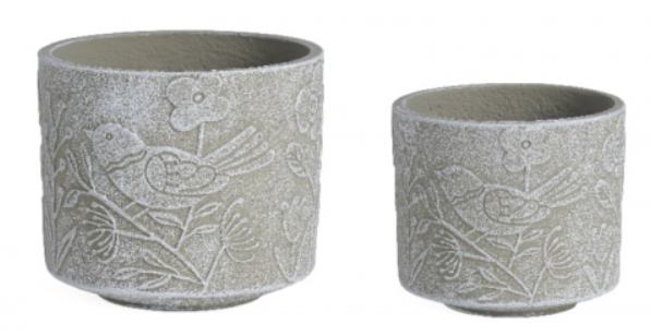 Dekorativna tegla KER 472‑2 – 15 × 15 × 13 cm