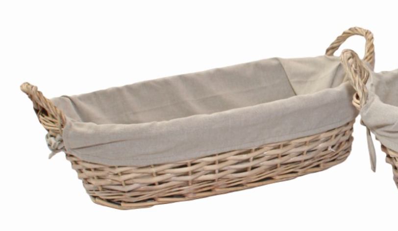 Košara s tekstilom – KPP 472‑2 (52 × 32 × 14 cm)