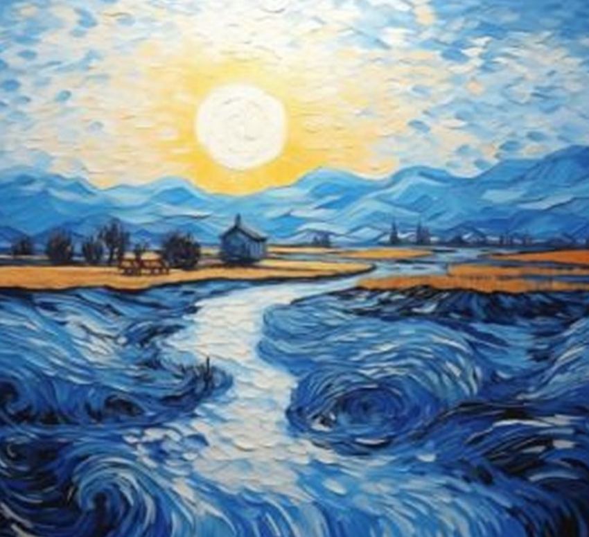 Dekorativna zidna slika – 60 × 60 cm