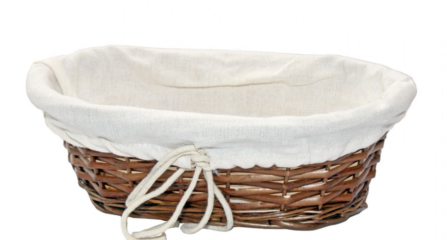 Košarica s tekstilom KPP 436 – 28 × 19 × 9 cm