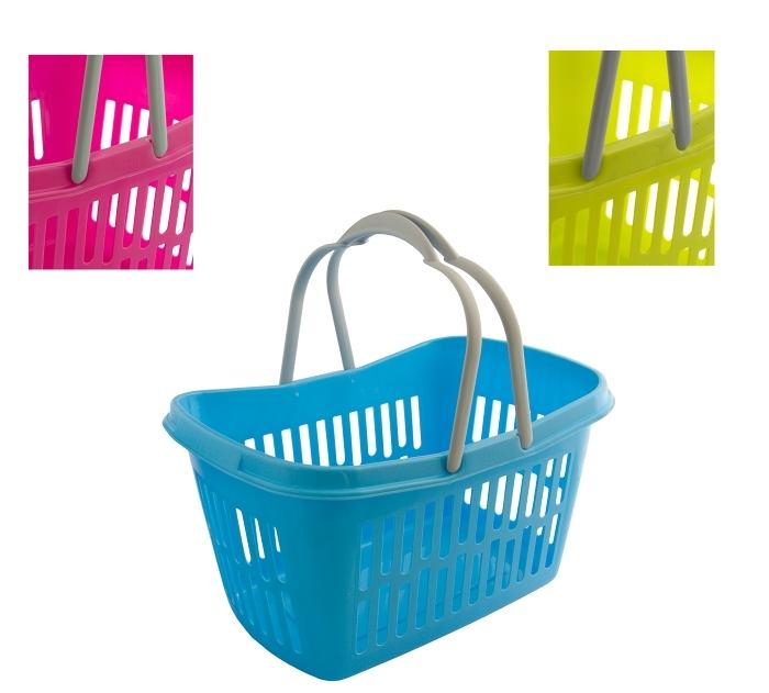 Plastična košara 42 × 29 × 22 cm – 2 sklopive ručke