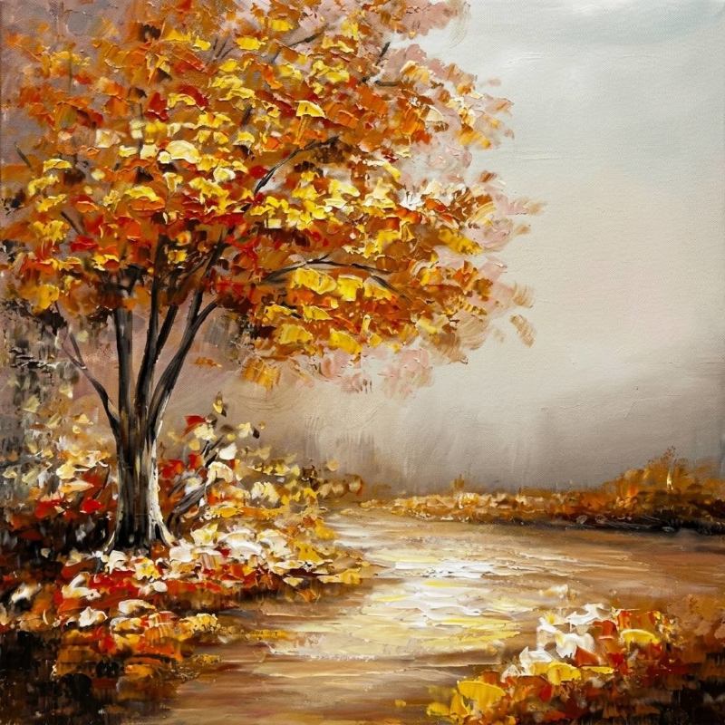 Ulje na platnu – dekorativna slika 60 × 60 cm, model MF25‑237