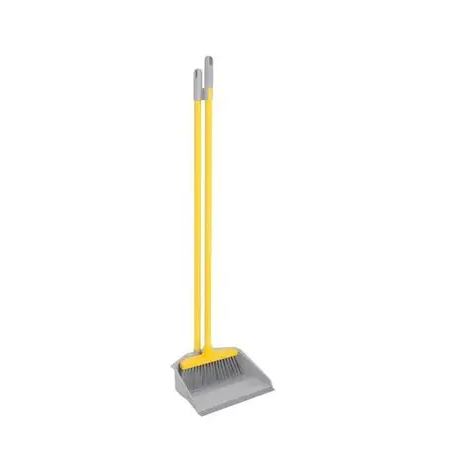 Lopatica za smeće s metalnom drškom i stabilnim postoljem 27x27x84 cm