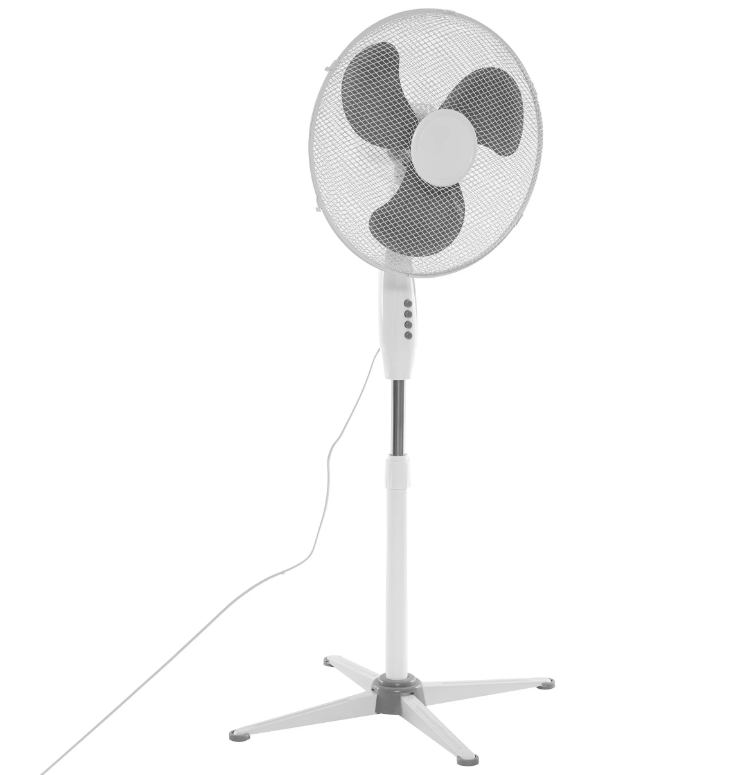 Neka ventilator samostojeći 125 cm bijeli