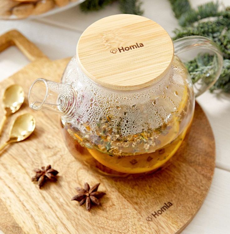 Vrč Saffron s bambusovim poklopcem 1 l