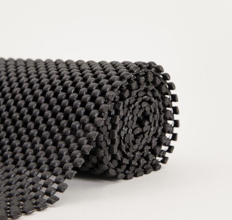 Prostirka za ladice 150x45 cm crna