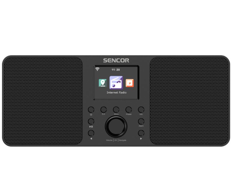 Internetski radio SIR 6100WDB – 20 W, DAB+, Wi‑Fi, Bluetooth, 2,8