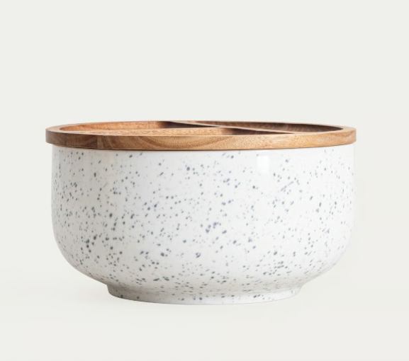 Porculanska posuda s poklopcem 24x13,5 cm  Caviano