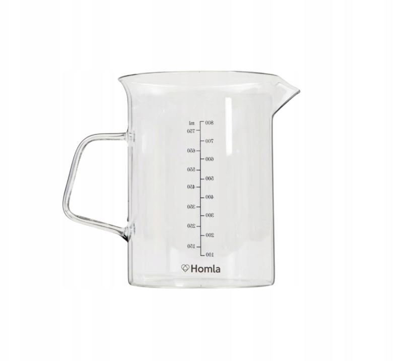 Mjerica staklena 0,8 l Mavis
