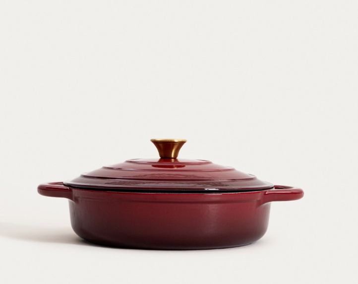 Lonac od lijevanog željeza 28 cm 2,5 l bordo