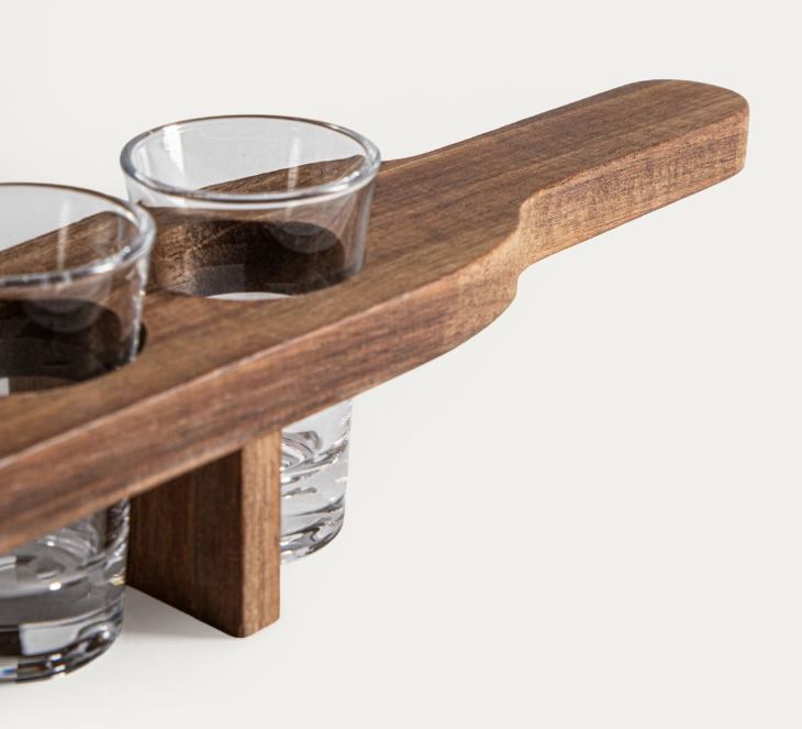Set čaša na dasci 6/1 45 ml