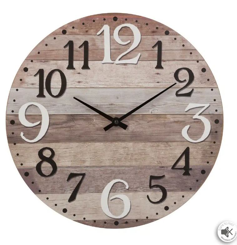 Sat vintage 38 cm MDF razne boje