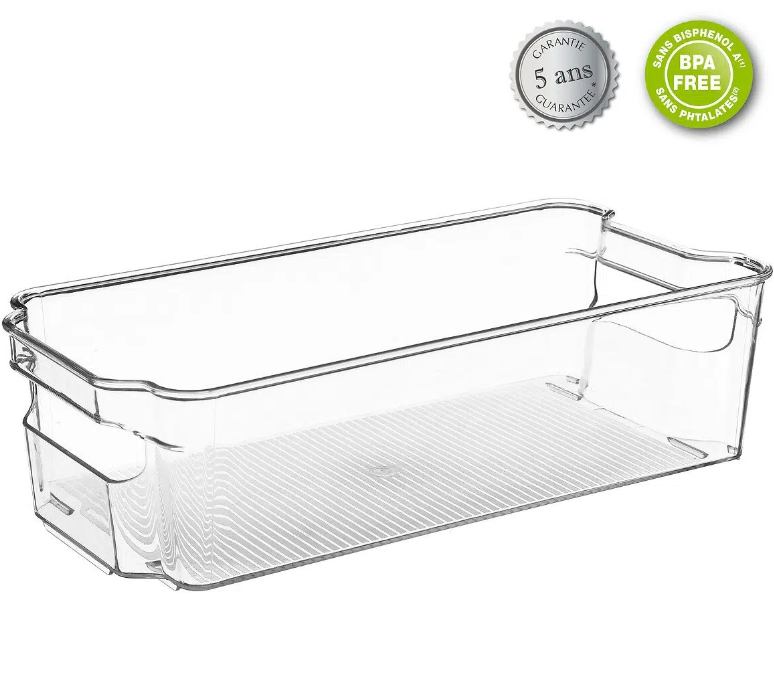 Organizator za frižider 5 l 15,6x31,5x8 cm polieti