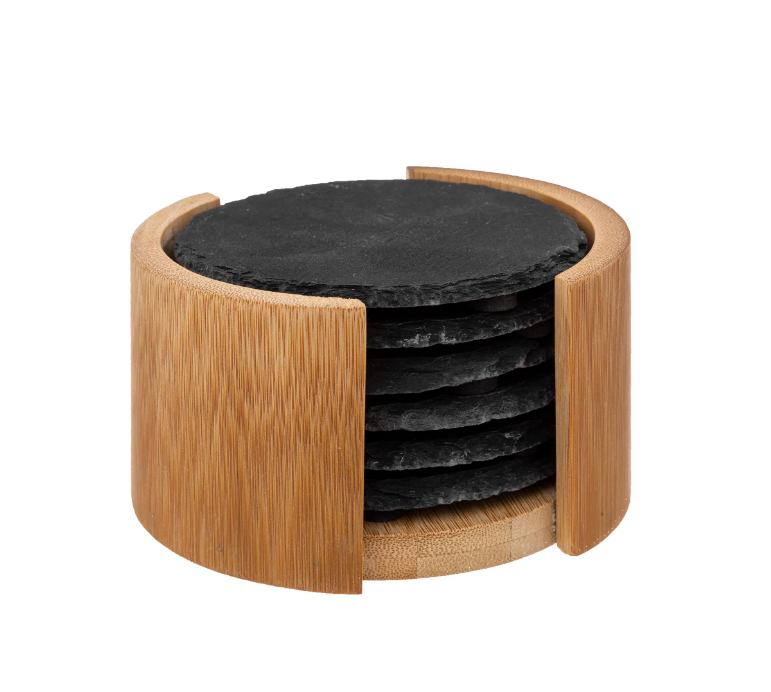 Set podmetača s postoljem 6/1 10 cm crni