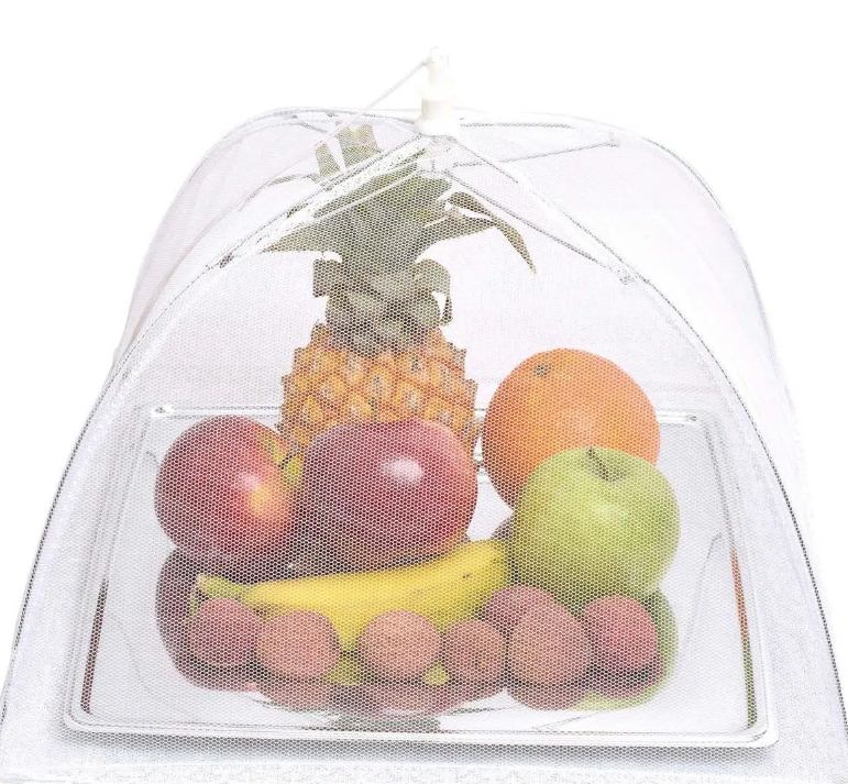 Mrežasti zaštitni poklopac za hranu 36×36×20 cm – sklopivi, protiv insekata