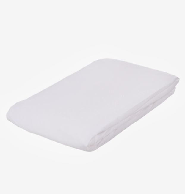 Plahta jogi s gumicom Alba 140×200+30 cm – bijela