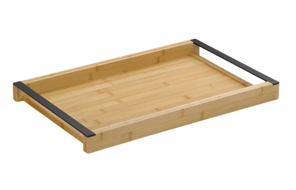 Kela pladanj za posluž. 43x27,5x4 cm bambus crni