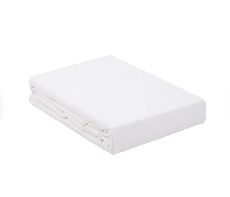 Pamučna plahta ranforce – bijela, 100% pamuk, 115 g/m² 210/240