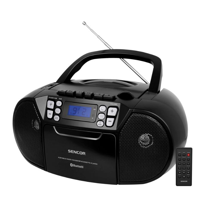 Sencor SPT 3907 B – CD/USB/Bluetooth/FM radio kasetofon (crni)