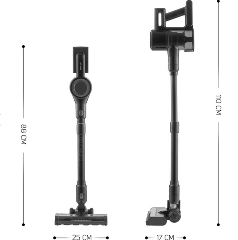 Sencor SVC 7221BK – štapni usisivač 2 u 1, digitalni motor 200 W, Li‑Ion 22,2 V (crni)