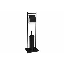 STALAK ZA WC PAPIR I WC ČETKU CRNI Cm22x18x76 