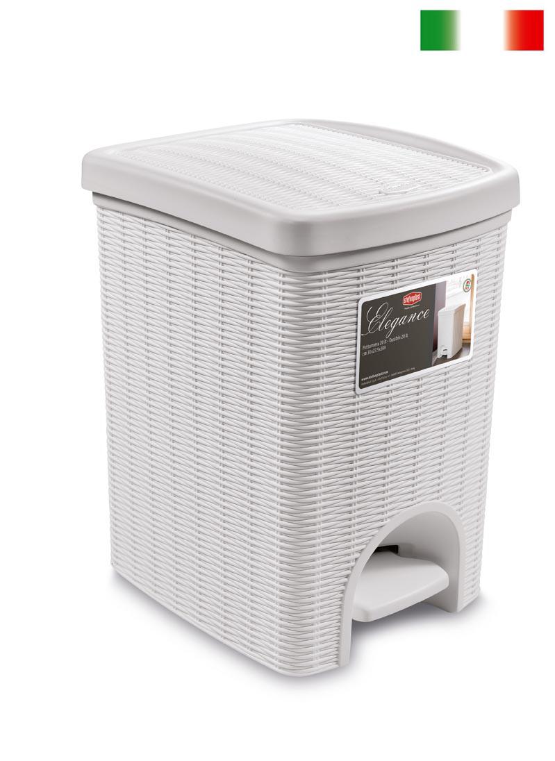 KANTA ZA SMEĆE 20L ELEGANCE  BIJELA 31x27,5x39h