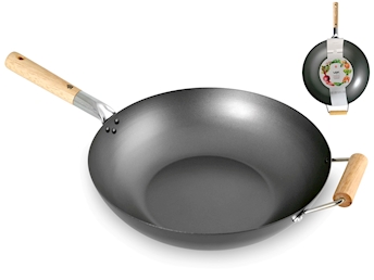 WOK H/WOOD 35 CM